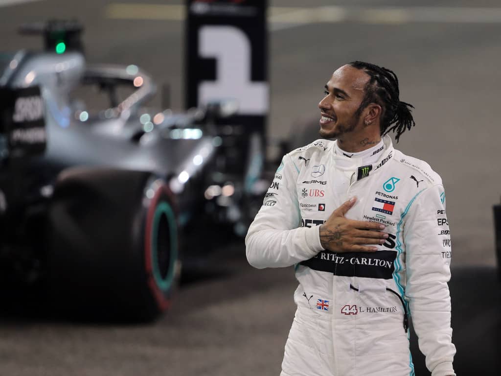 British driver and six time Formula one World champion Lewis Hamilton